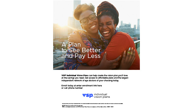 A Plan to See Better and Pay Less – Quarter Page Ad thumbnail
